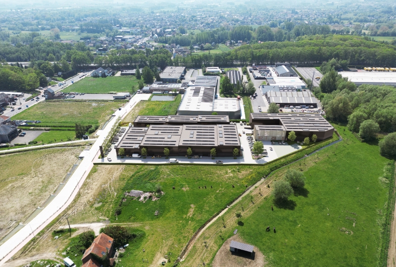 Terrein van 4.122 m² te koop vlakbij de afrit Ternat ( E40)